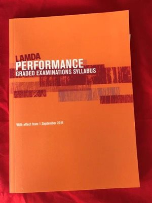 Book - LAMDA Performance Graded Examinations Syllabus