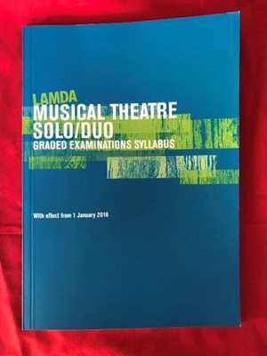 Book - LAMDA Musical Theatre Solo/Duo Graded Examinations Syllabus
