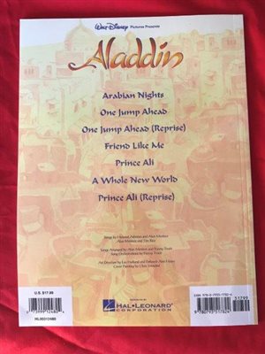 Music Book - Aladdin, Disney