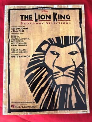 Music Book - Lion King, Disney
