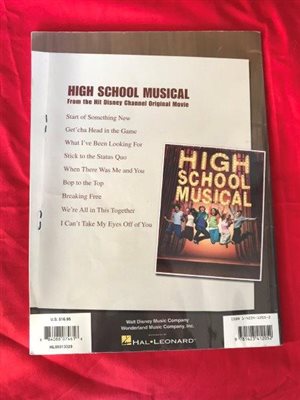 Music Book - High School Musical, Disney