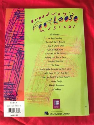 Music Book - Footloose the Musical