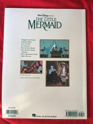 Music Book - The Little Mermaid, Disney